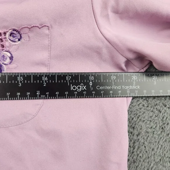 Vintage Levis Pearl Button Western Shirt Womens Small Purple Cowgirl Rodeo 80s - Picture 5 of 11